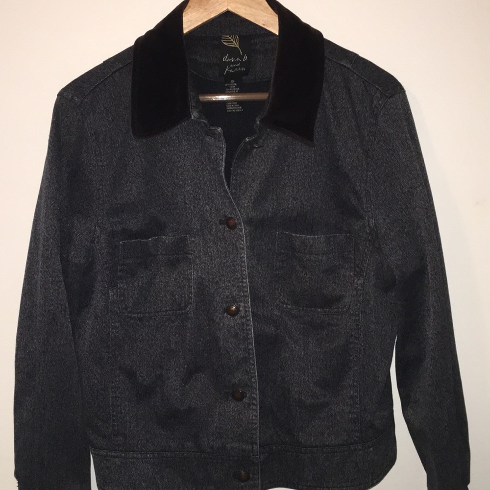 Vintage black denim jacket.